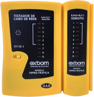 Testador de Cabo de Rede [RJ45/RJ11]