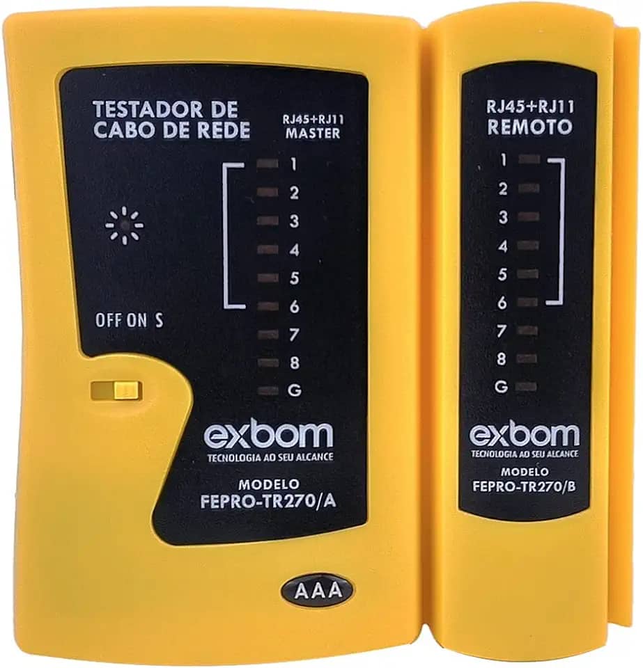 Testador de Cabo de Rede [RJ45/RJ11]
