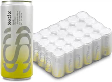 SEDE Energético Natural, Cafeína Microencapsulada, Foco & Disposição - 310ml (24 latas)