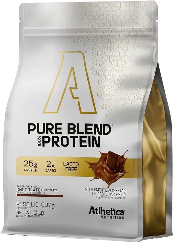 Whey Isolado Blend Zero Lactose 907g Chocolate - Atlhetica