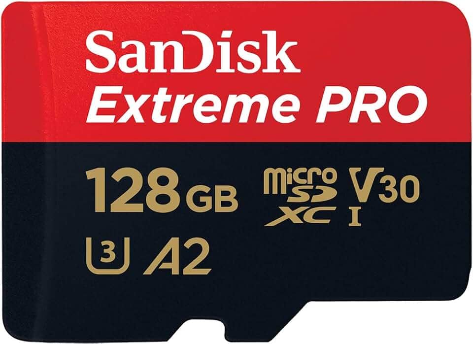 Cartão de Memória 128GB Sandisk Micro SD Extreme Pro UHS-I - SDSQXCD-128G-GN6MA