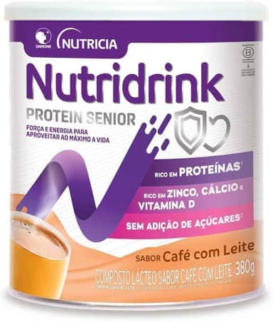 Nutridrink Suplemento Adulto Protein Senior Café Com Leite Danone Nutricia 380G