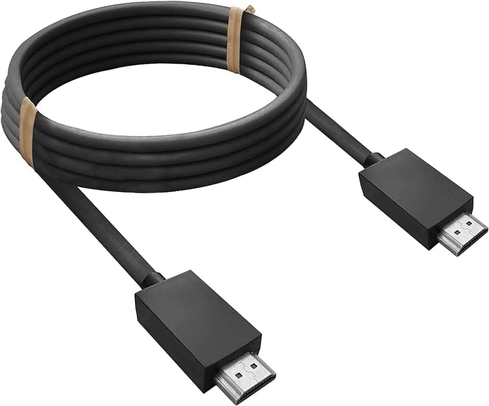 Cabo HDMI oficial PS5 para console Playstation 5 – Cabo HDMI 2.1 de alta velocidade, resolução 4K verdadeira até 120 Hz certificado e HDR 8K & VRR & ALLM – Qualidade original OEM (1,5 m)