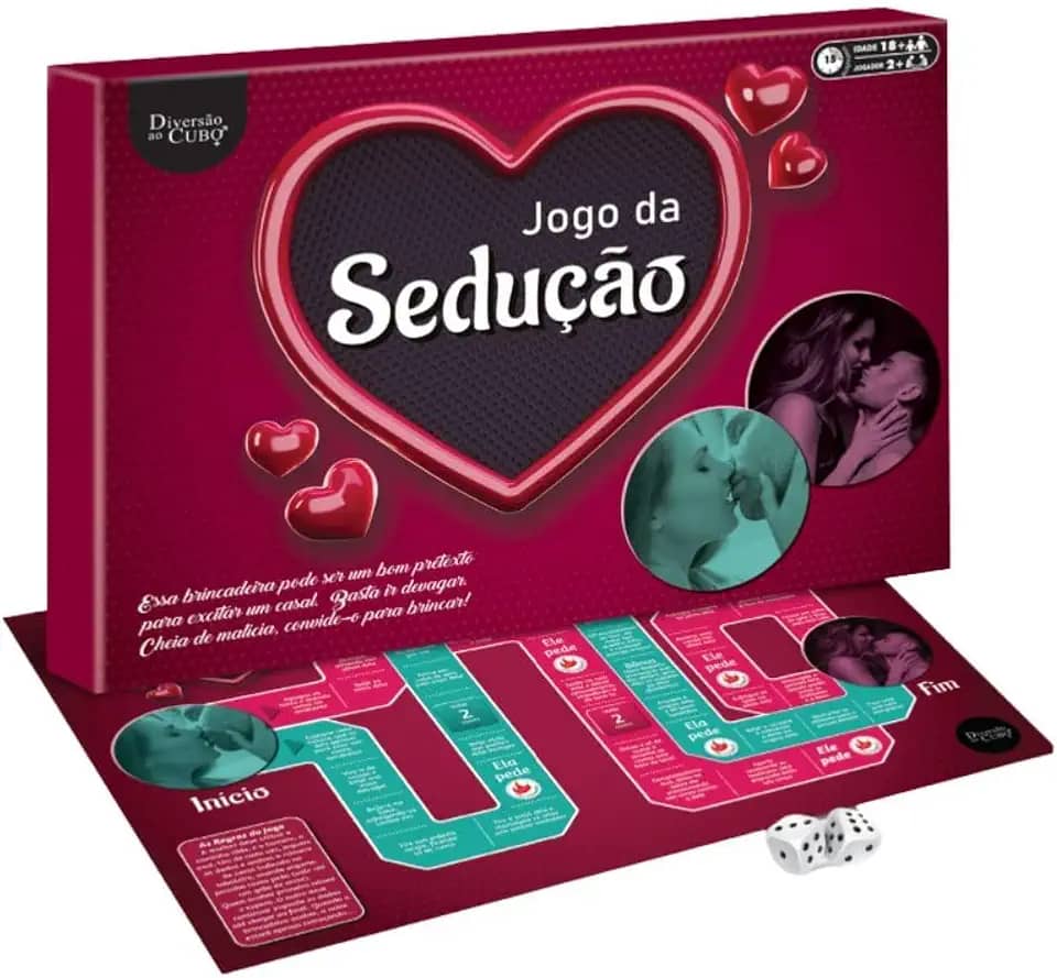 Jogo De Tabuleiro Jogo Da SeduÇÃO - DiversÃO Ao Cubo