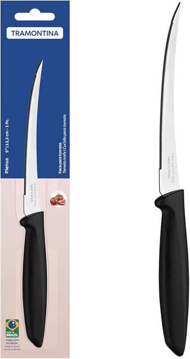 Tramontina 23428105 Faca para Tomate 5", Preto