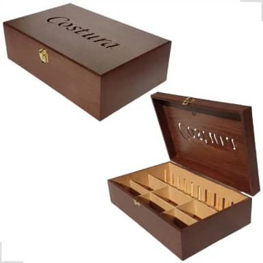 Caixa De Costura Organizadora Porta Carretel Linhas Decor