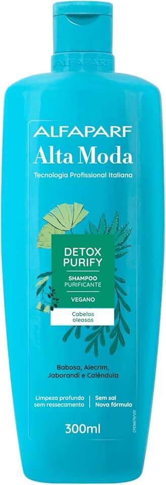 Alta Moda – Shampoo Detox Purify para Cabelos Oleosos 300ml