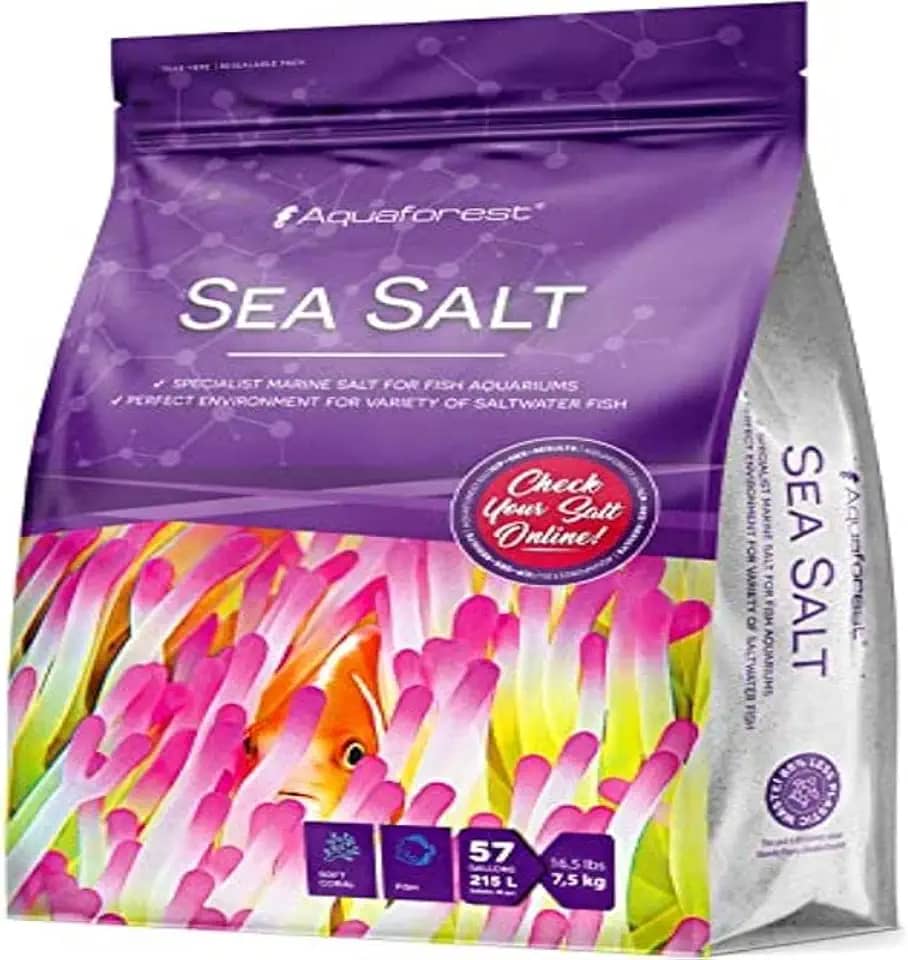 Sal Marinho Para Aquários Af Sea Salt 7,5Kg Aquaforest