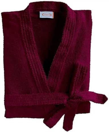 Roupão Felpudo Lepper Malibú Bordô Grande Pacote de 1 Algodão Tradicional