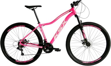Bicicleta Bike Aro 29 MTB Aluminio KSX SD7 24V Câmbios Especiais Marchas Index Cabeamento Interno Feminina