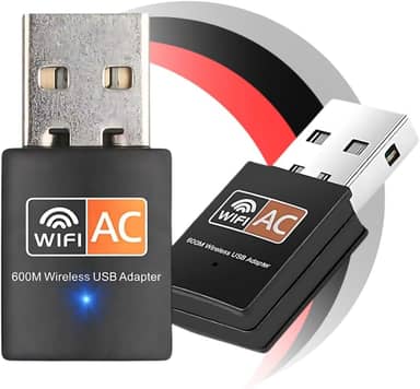 Antena Wifi Usb 5g Adaptador Receptor Dual Band 2.4/5ghz 600mbps Wireless Placa De Rede Wifi Gigabit