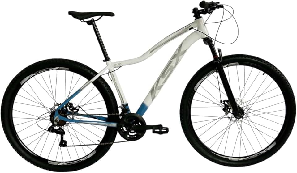Bicicleta Bike Aro 29 MTB Alumínio KSX SD7 21 Velocidades Marchas Index Cabeamento Interno Feminina