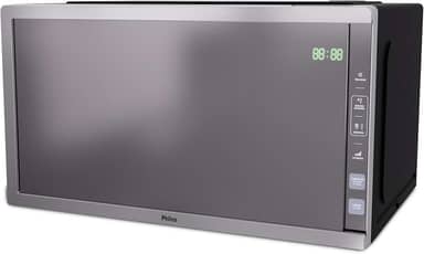 Micro-ondas Philco 33L Preto Acabamento Inox PMO38T 127V