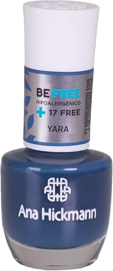 Esmalte Ana Hickmann Hipoalergênico 9ml - Cor Yara Nude Chic - Coleção Be Free - Longa Duração e Secagem Rápida