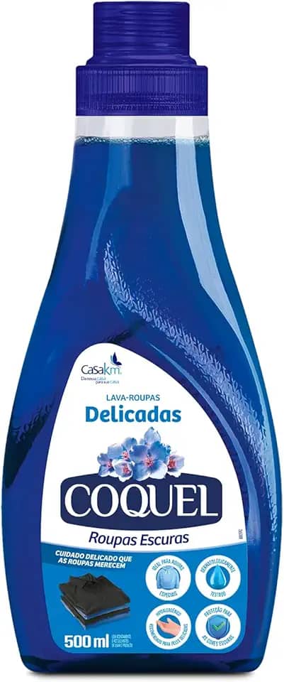 Casa Km Lava Roupas Coquel Líquido Roupa Escura 500Ml