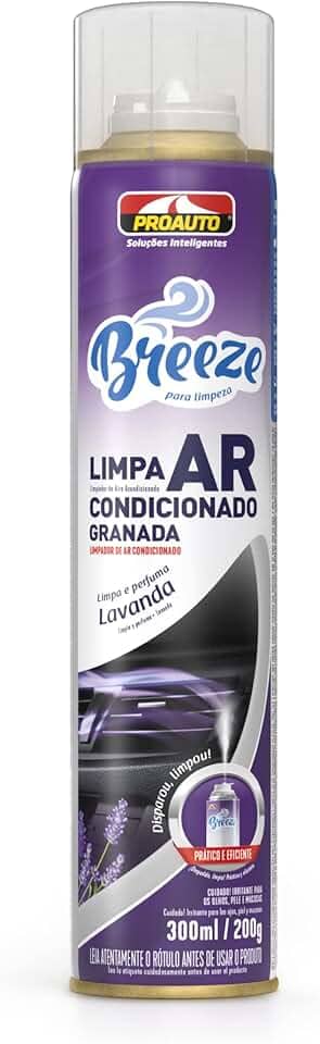 BREEZE Limpa Ar Condicionado Breeze Fragrância Lavanda 300 ml