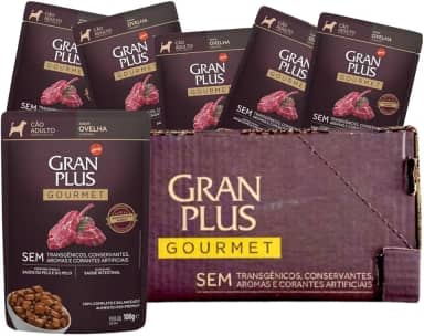 Granplus Ração Úmida Granplus Gourmet Cães Adultos Ovelha 100G - Pack Com 18 Unidades