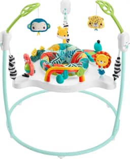 Fisher-Price Brinquedo e cadeira de Bebê Pula-Pula Selva
