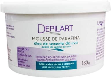 Mousse de Parafina 180g - Óleo semente de uva DEPILART