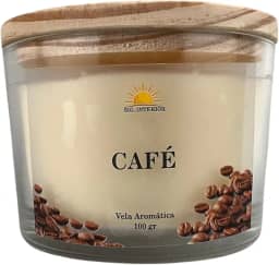 Vela Aromática Artesanal, 9 Fragrâncias Disponíveis, Baunilha, Capim Limão, Lavanda, Bamboo, Alecrim (Café)