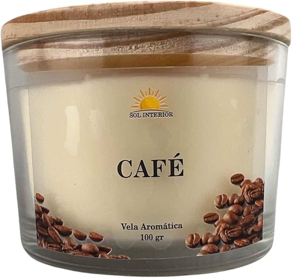 Vela Aromática Artesanal, 9 Fragrâncias Disponíveis, Baunilha, Capim Limão, Lavanda, Bamboo, Alecrim (Café)