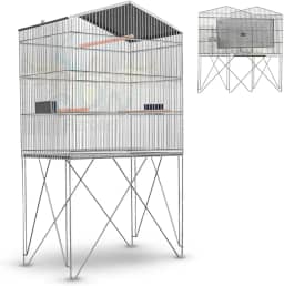 Gaiola Viveiro Calopsita Ringneck Periquito Malha-fina Aves