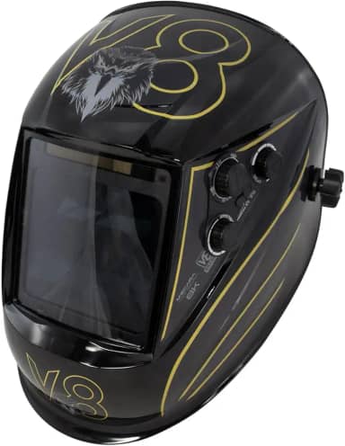 Máscara Solda Escurecimento Automático Profissional 8K V8 Brasil