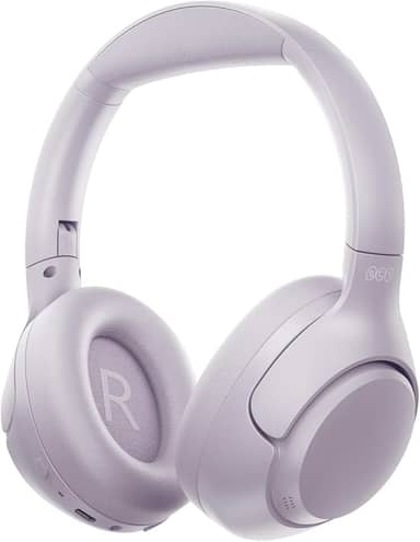 Fone de Ouvido Bluetooth QCY H3 ANC, Cancelamento de Ruído Ativo Headphone Bluetooth 5.4 Headset com Microfone, Certificação Hi-Res Audio, Conexão Multipontos, 70 horas reprodução (Roxo)