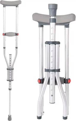 Muleta Axilar Ortopedica Dobravel Universal P M G Moleta C/1 UNIDADE