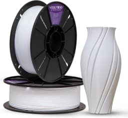 Voolt3D - Filamento PLA Branco Dental 1kg 1.75mm - Para Impressora 3D FDM - Nacional
