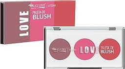 Paleta De Blush Trio, Max Love - Cor: 1