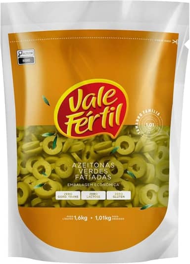 Azeitona Verde Fatiada Argentina - 1 kg