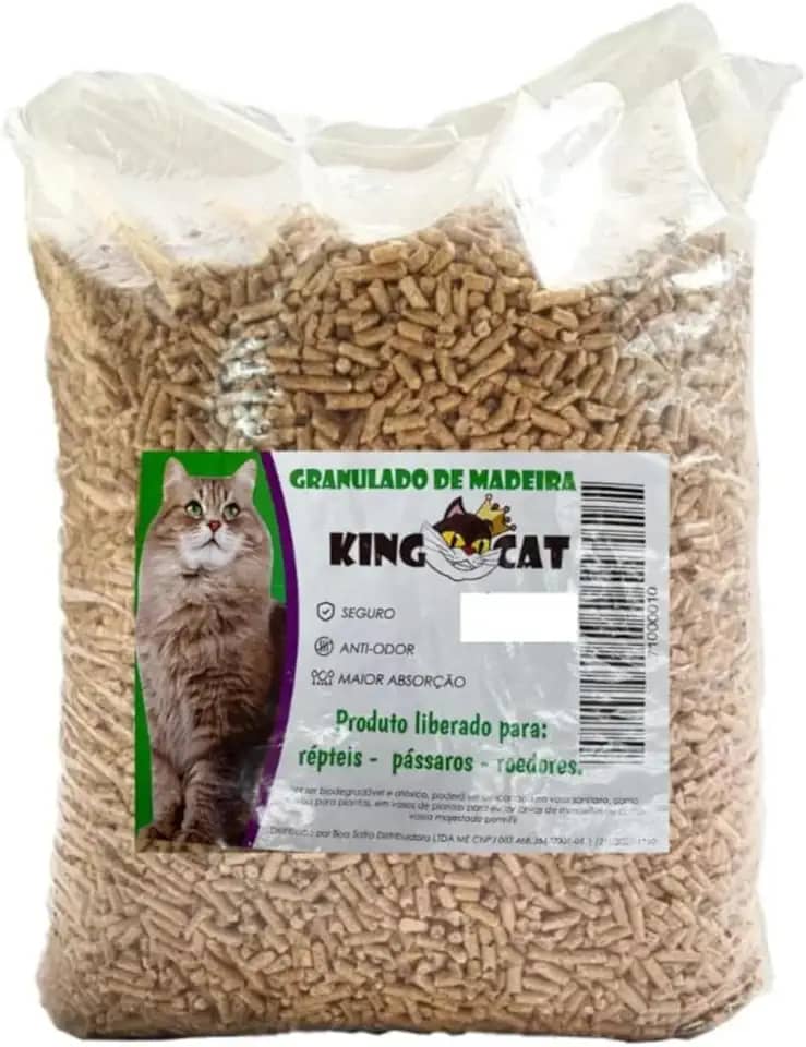 Granulado de Madeira King Cat 20kg