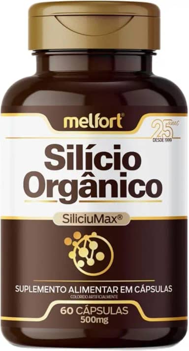 Silício Orgânico 500mg 60 Cápsulas - Original