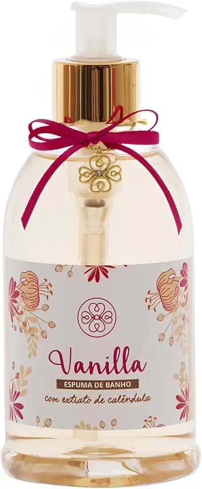 Espuma de Banho Vanilla 380ml – Hidratante, Nutriente e Delicadamente Perfumada para Banhos Relaxantes