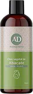 Óleo Vegetal De Abacate - Prensado a Frio, 100% Puro e Vegano | Alto Poder De Hidratação Para Corpo e Cabelo 120 ml - Aroma D’alma