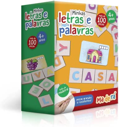 Toyster - Minhas letras e palavras - Jogo Educativo - Maderá - Maderá
