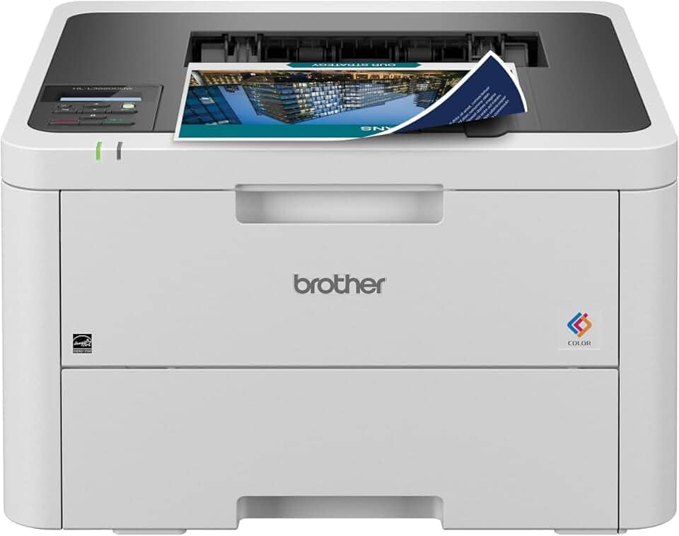 Brother Impressora digital colorida compacta sem fio HL-L3220CDW com saída de qualidade a laser, impressão duplex e de dispositivo móvel | Inclui teste de assinatura de atualização de 4 meses¹, pronto