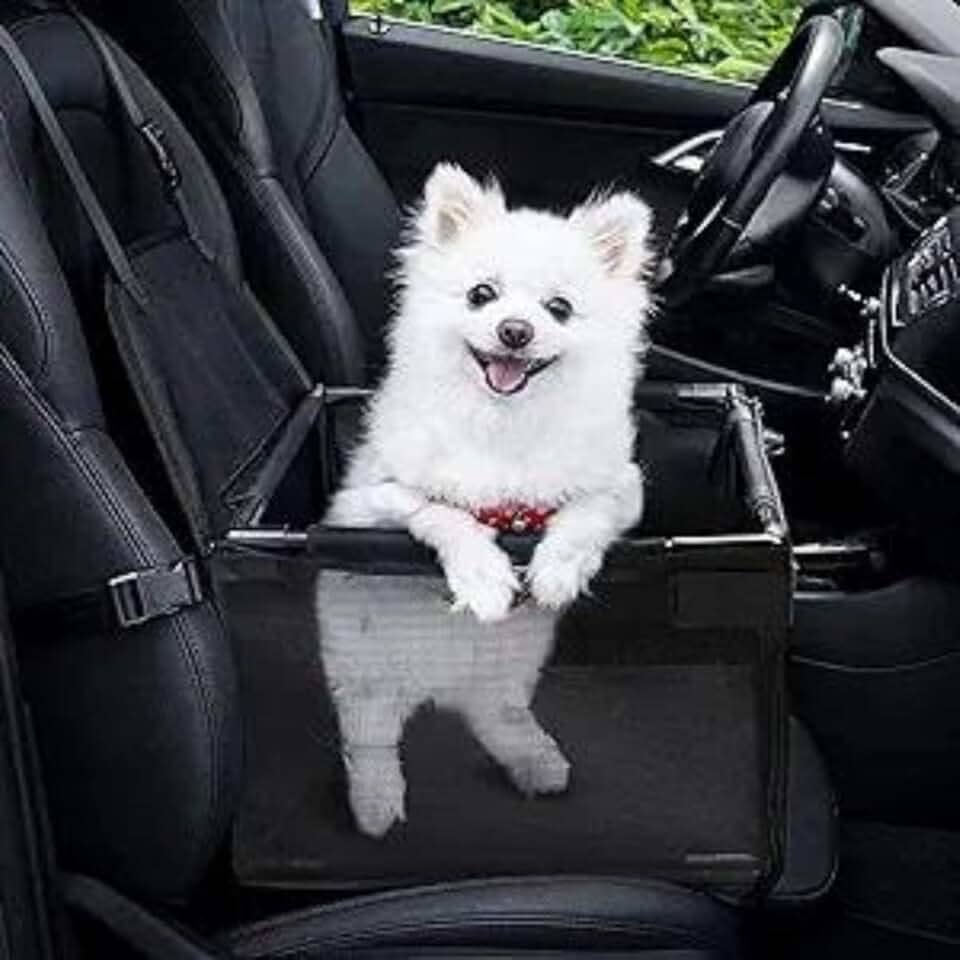 Cadeirinha De Cachorro Gato Para Carro Capa Protetora Assento Banco Traseiro Carro (PREMIUM)- CINZA TUBLINE