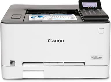 Canon Color imageCLASS LBP633Cdw - Impressora a laser duplex sem fio, função única, escritório em casa, pronto para celular, 1 ano de garantia limitada, 22 PPM colorido, branco