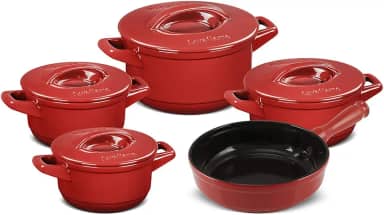 Ceraflame Conjunto Panelas de Cerâmica Duo+ Smart 5 Peças Pomodoro