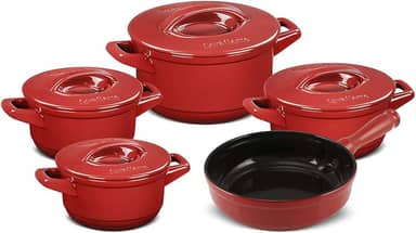 Ceraflame Conjunto Panelas de Cerâmica Duo+ Smart 5 Peças Pomodoro