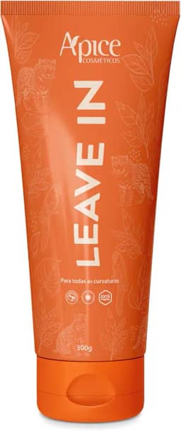 Ápice Leave In Condicionante | Proteção Térmica, Filtro Solar e Ação Antifrizz para Todas as Curvaturas | 300g