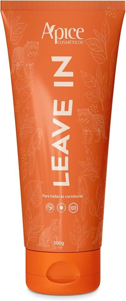 Ápice Leave In Condicionante | Proteção Térmica, Filtro Solar e Ação Antifrizz para Todas as Curvaturas | 300g