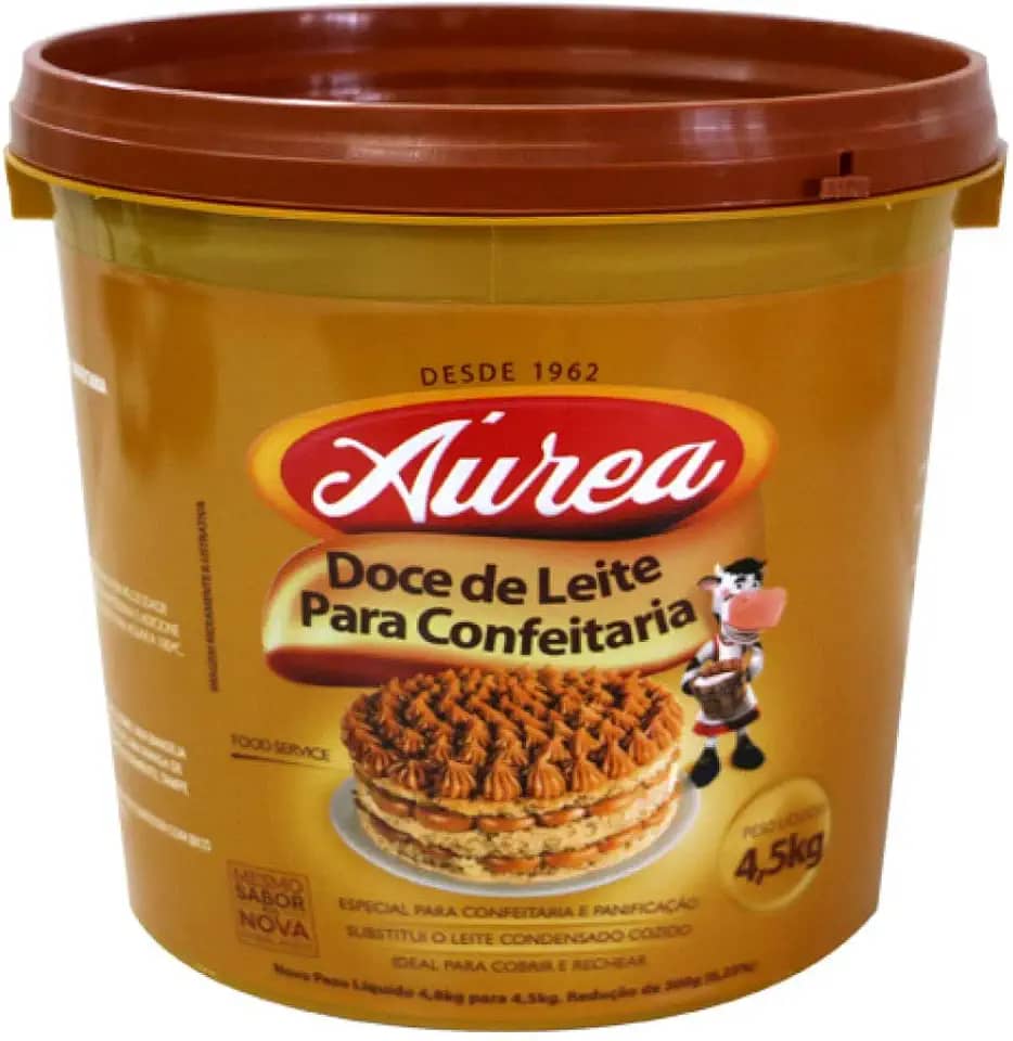 Doce de Leite para Confeitaria 4,5kg - Aurea
