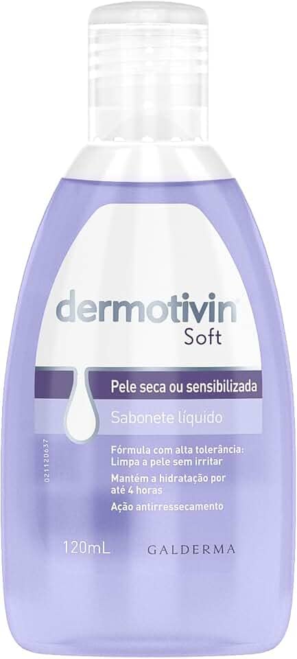 Dermotivin Sabonete Líquido Facial Pele Seca Ou Sensibilizada Soft 120ml