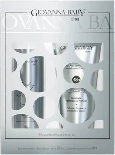 Giovanna Baby - Kit Giovanna Baby Body +Locao Silver