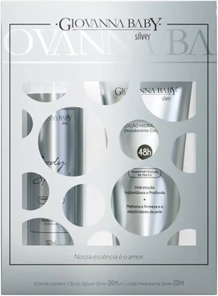 Giovanna Baby - Kit Giovanna Baby Body +Locao Silver