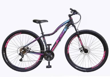 Bicicleta Aro 29 Feminina Urbana KSW MWZA Alumínio – 24 Marchas, Freio a Disco, Suspensão 80mm, Ideal para Cidade e Passeio