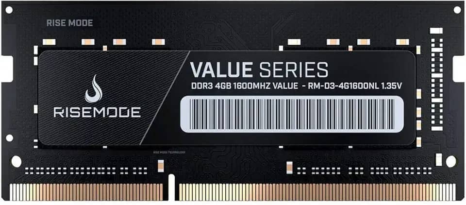 Memória RAM Rise Mode 4GB DDR3 1600MHz CL11 para Notebook, Value Series – Desempenho e Confiabilidade